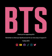 'Dynamite' Spotify Pre-Save