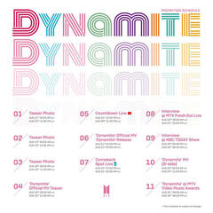 'Dynamite' Promotion Schedule